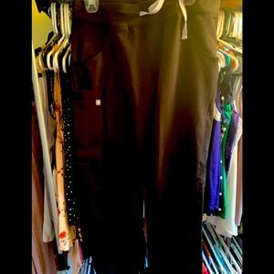 Figs Cade black pants